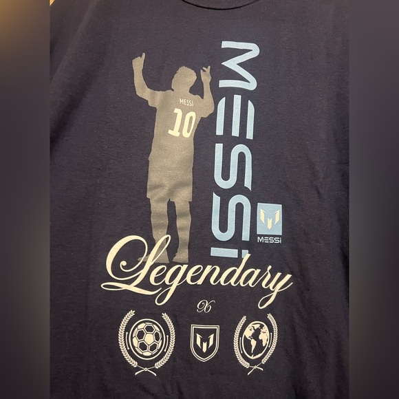 Lionel Messi FIFA Men's Argentina Soccer Tshirt,Blue,Number 10,Size 2XL,NWT - Picture 3 of 10